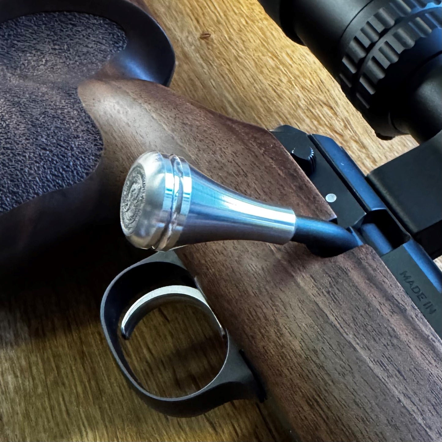 Aluminium 6061 T6 oversized Baldur Rifle bolt handle